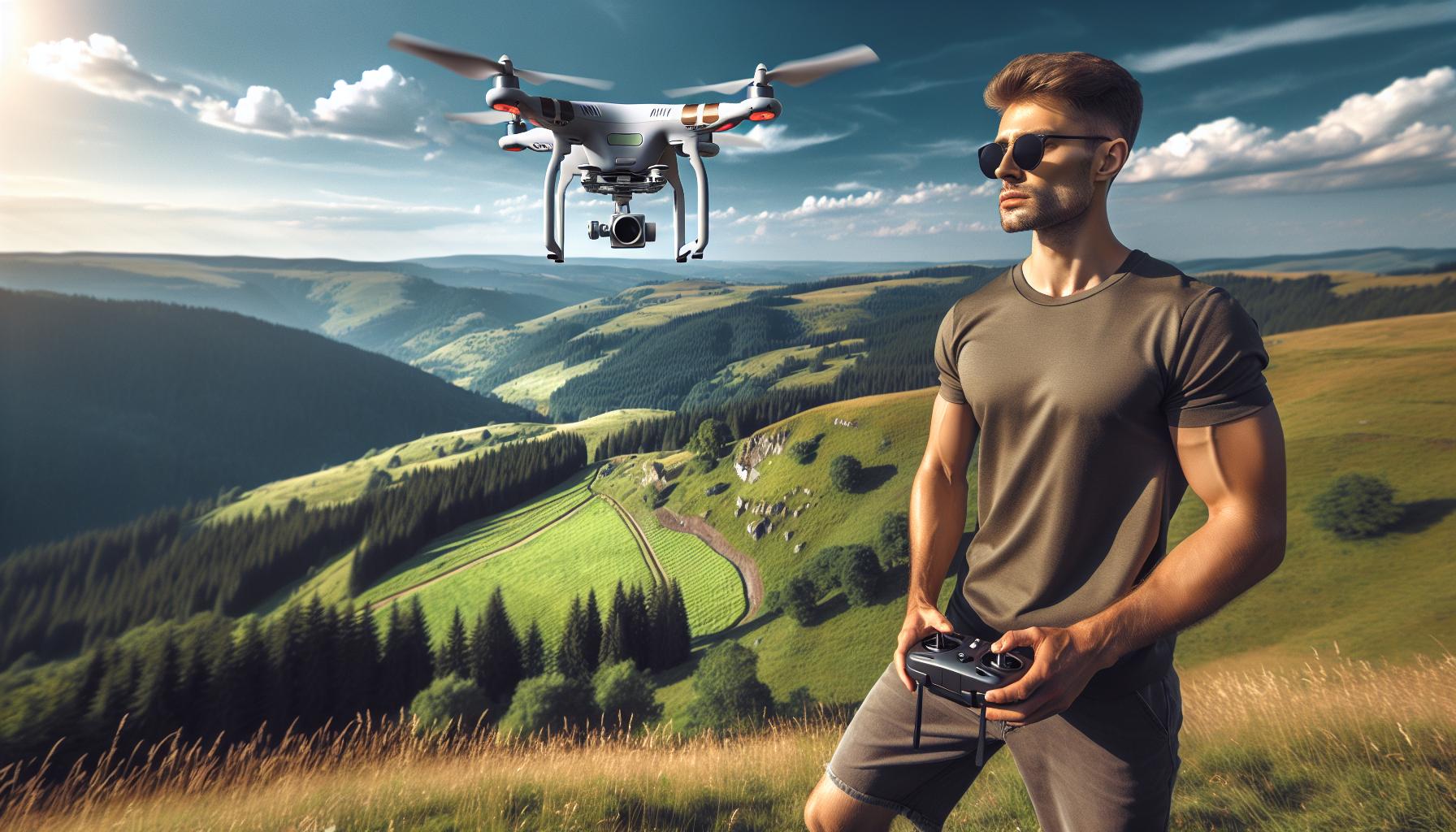 drone with 1080p camera